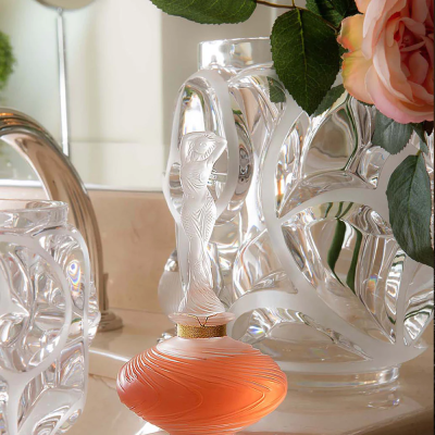 Tourbillons Vase Clear Crystal Lalique