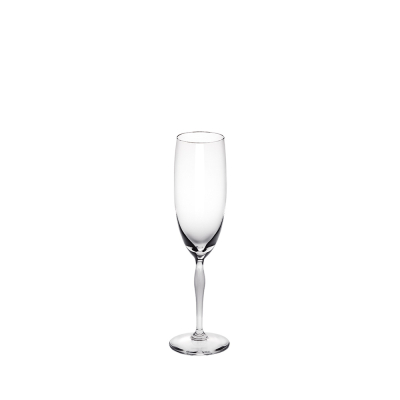 100 Points Champagne Glass Lalique & James Suckling