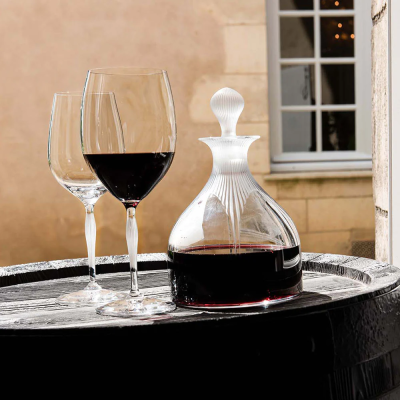 100 Points Wine Decanter Lalique & James Suckling
