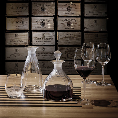 100 Points Wine Decanter Lalique & James Suckling