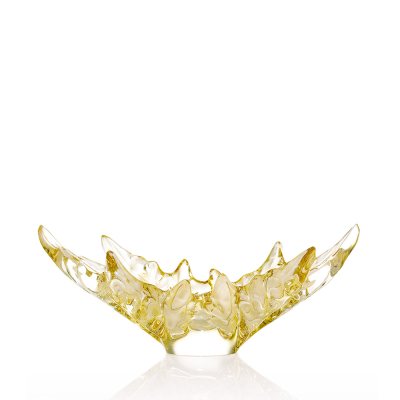 Champs-Élysées Bowl Gold Luster Crystal Lalique