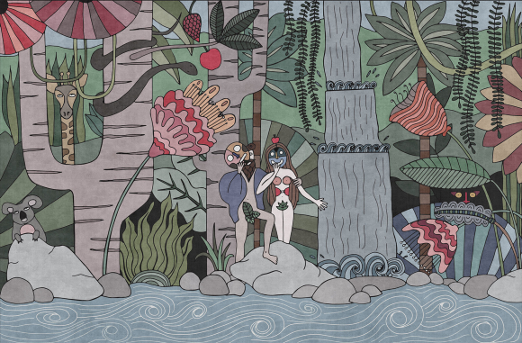 Le jardin de délices Londonart