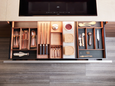 Walnut Drawers Accessories Molteni&C
