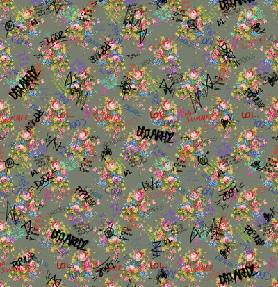 Vandalized granny's flowers Londonart