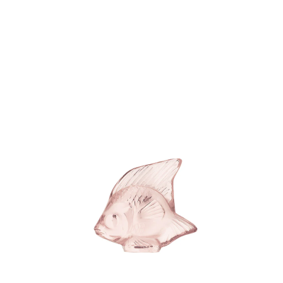 Fish Sulpture Pink Crystal Lalique