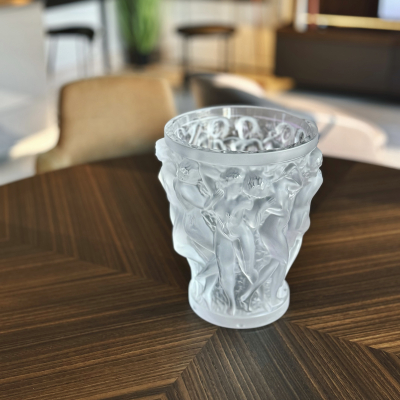 Bacchantes Grand Vase Clear Crystal Lalique