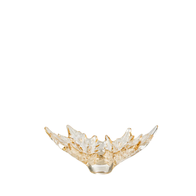 Champs-Élysées Small Bowl Gold Luster Crystal Lalique